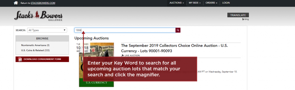 Search Auction