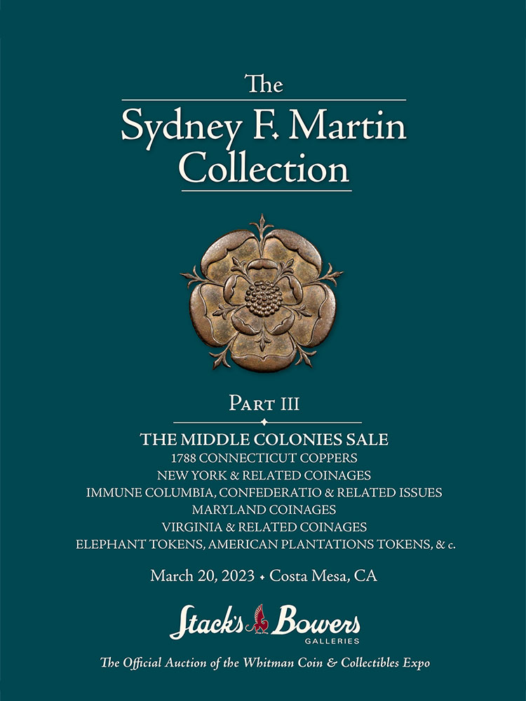 The Sydney F. Martin Collection, Part III