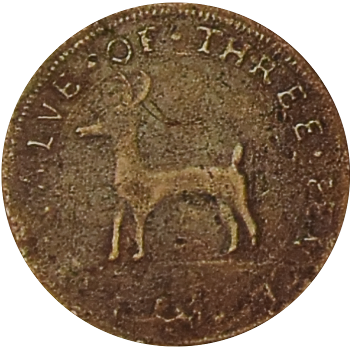 1737 Threepence Higley Copper