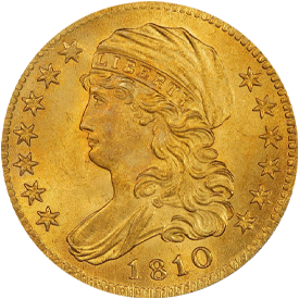 1810 Capped Bust Left Half Eagle