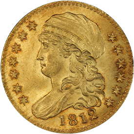 1812 Capped Bust Left Half Eagle