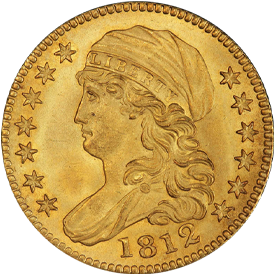 1812 Capped Bust Left Half Eagle