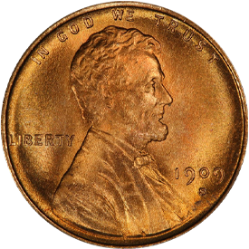 Type 1, Wheat Cent V.D.B. Reverse