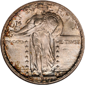 1917-D Standing Liberty Quarter