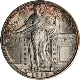 1917-D Standing Liberty Quarter