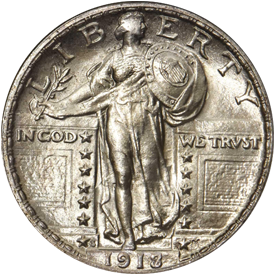 1918/7-S Standing Liberty Quarter