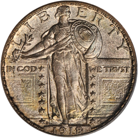 1918-D Standing Liberty Quarter