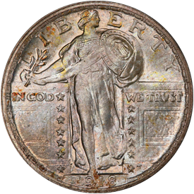 1918 Standing Liberty Quarter