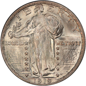 1919 Standing Liberty Quarter