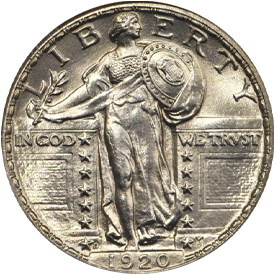 1920-D Standing Liberty Quarter