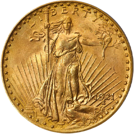 1921 Saint Gaudens Double Eagle