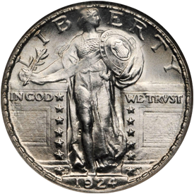 1924-S Standing Liberty Quarter