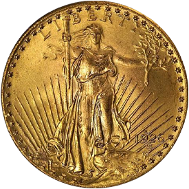 1926-S Saint Gaudens Double Eagle