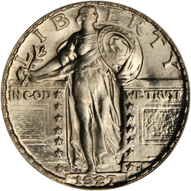 1927-S Standing Liberty Quarter