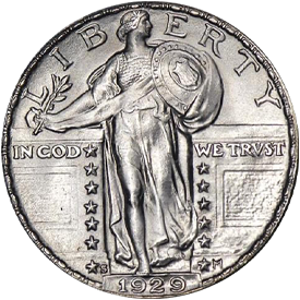 1929-S Standing Liberty Quarter