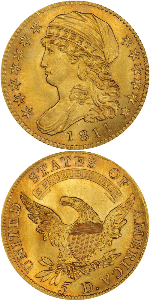 Capped Bust Left Half Eagle