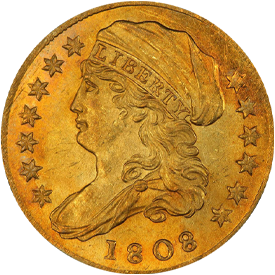 Capped Bust Left Quarter Eagle