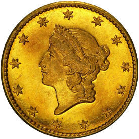 Type 1, Liberty Head Gold Dollar