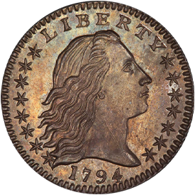 1794 Flowing Hair Half Dime